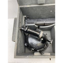 Hand signalling lantern marked 