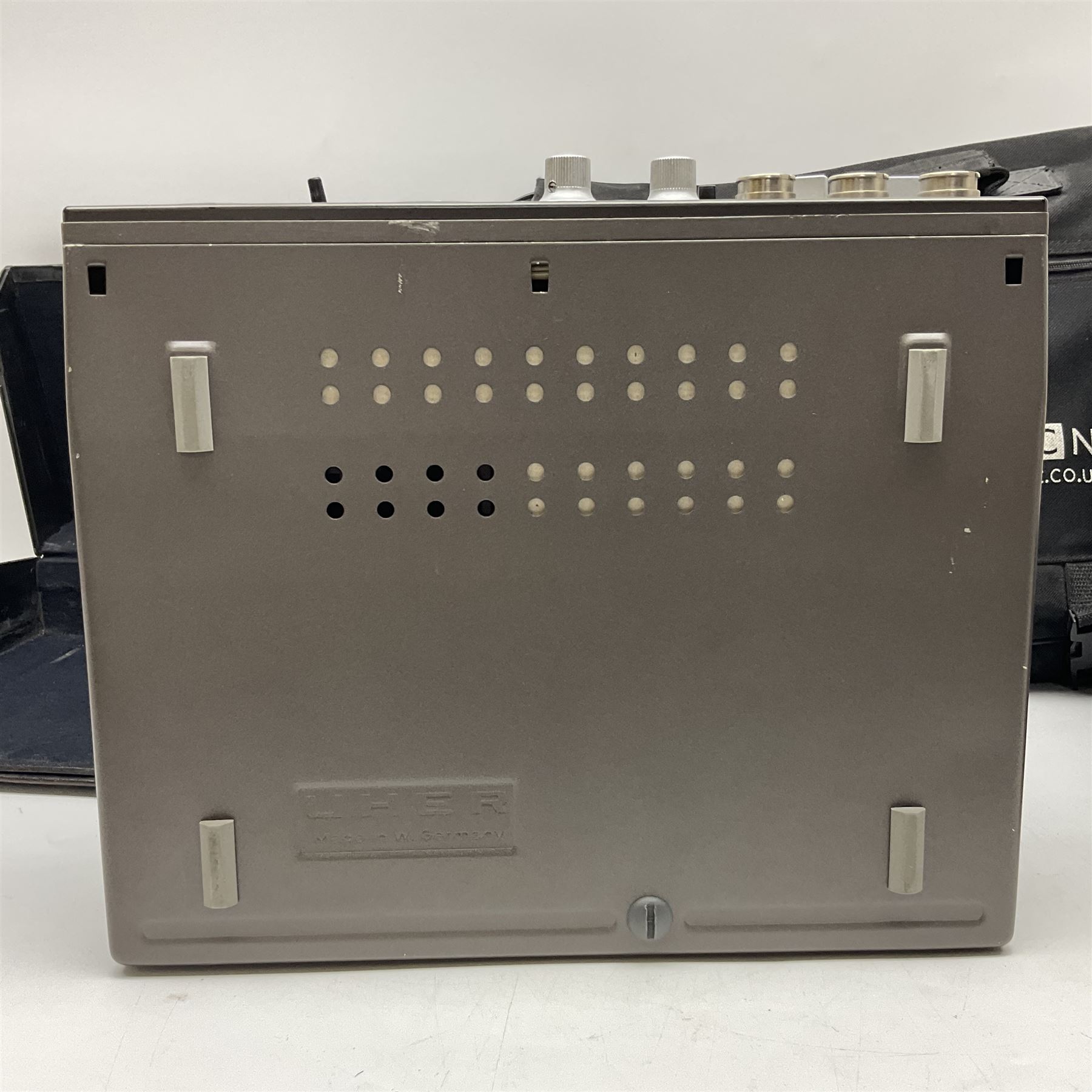 Uher 4100 Report-V professional tape recorder, with case, together with Uher 4000 Report professional tape recorder 