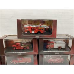 Twenty-six Atlas Editions Classic Fire Engine series die-cast models, all boxed with booklets (26)