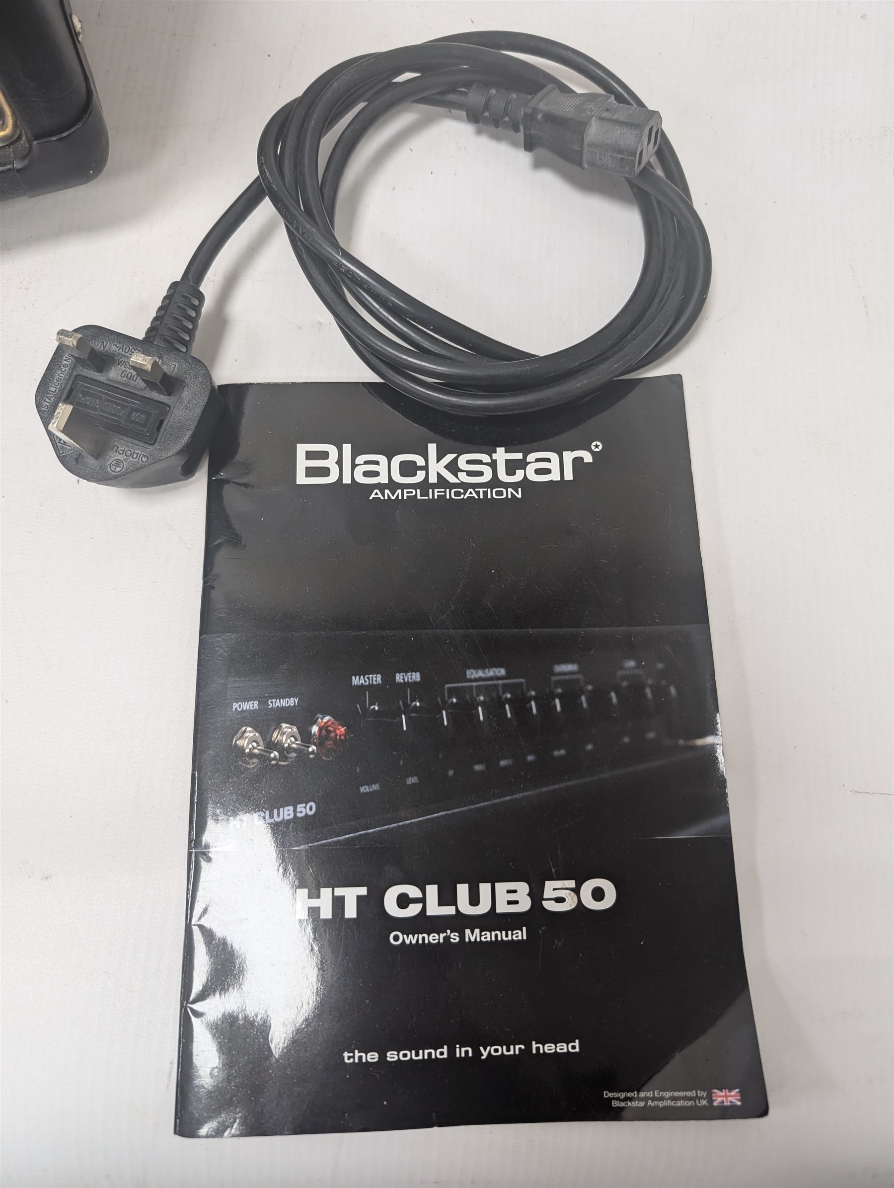 Blackstar HT Club 50 guitar amplifier head, serial no. 201109HC8083, with instruction manual, H27cm, W66cm