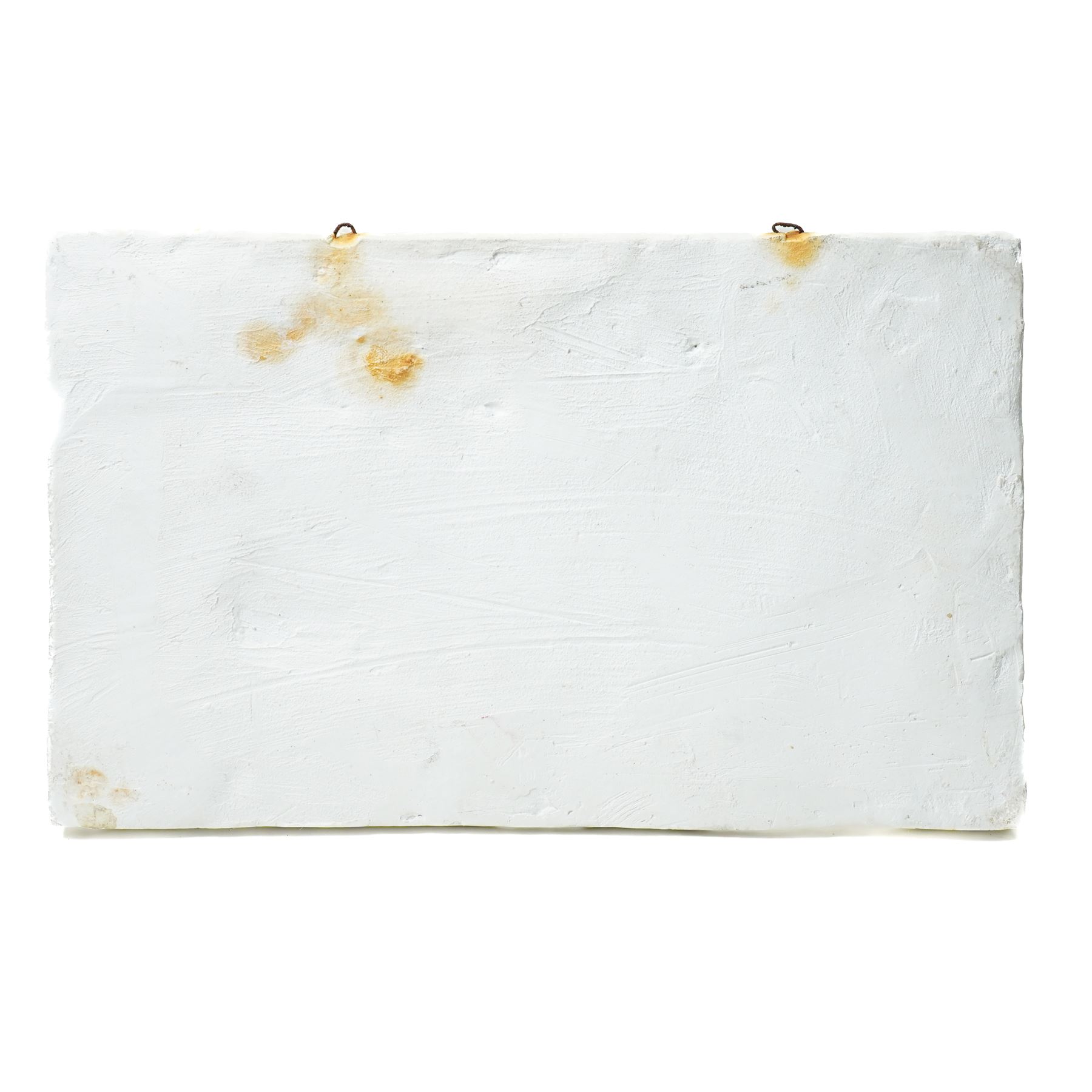 After the Antique - Relief moulded plaster panel of classical figures on horseback 27cm x 43cm