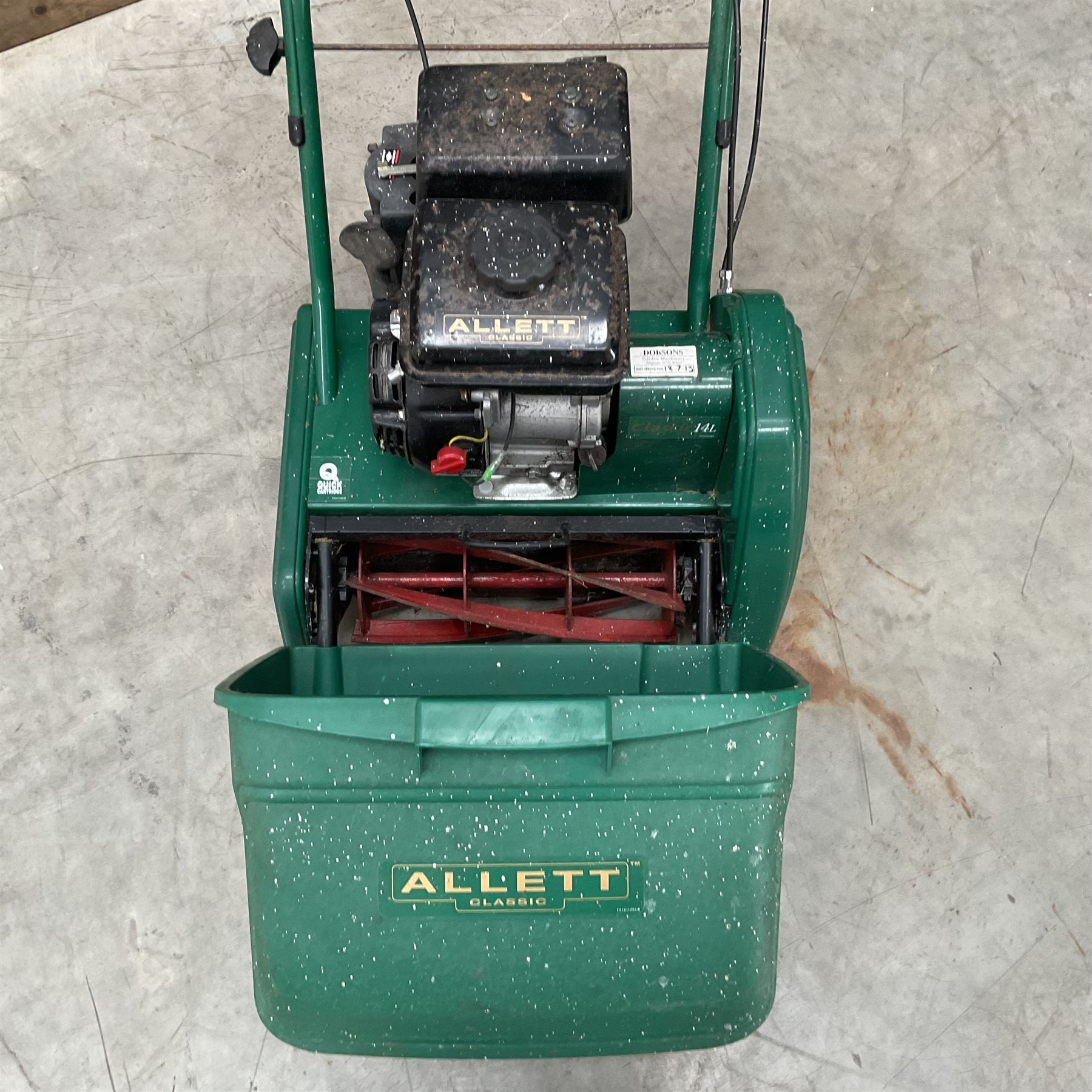 Allet Classic 14L petrol cylinder lawnmower