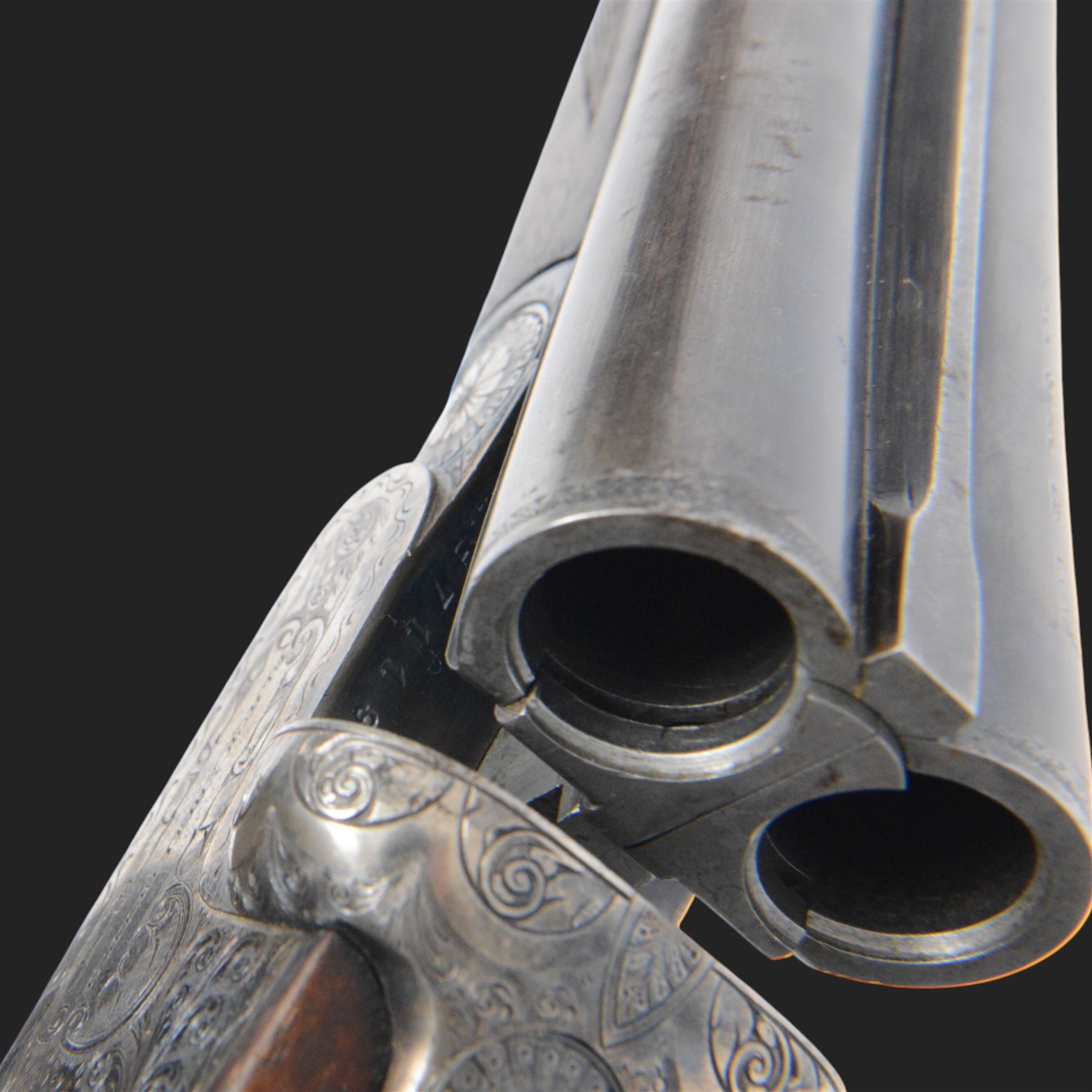 Black Sabel De Luxe, 12 bore double trigger sidelock ejector, side by side double barrel shotgun with 63cm (25