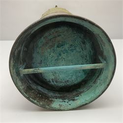 Early 20th century copper and brass Rex fire extinguisher, H55.5cm