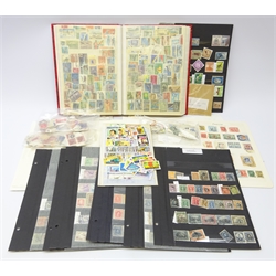  Collection of Great British and World stamps including pre-decimal, Commonwealth, Peru, Ecuador, Colombia, Chile,  etc, in album, loose and on stock cards  