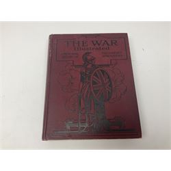 Wilson H.W. (Ed.): The Great War. The Standard History of the All-Europe Conflict. 1914-1919 Amalgamated Press. Uniformly bound in maroon/black cloth; and The War Illustrated. Seven bound volumes (Ex.8) 1914-1919. (20)