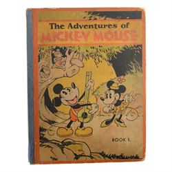 1930s Walt Disney 'The Adventures of Mickey Mouse Book 1', pub. David Mackay Company Washington 