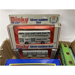 Corgi - small collection of unboxed and playworn Chipperfield's Circus vehicles; and a quantity of die-cast buses by various makers including Dinky, , Corgi, Lledo, Rio etc; some boxed