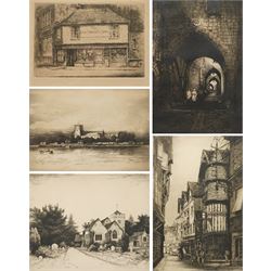 William Renison (Scottish 1893-1938): House of Saint Veronica - Via Dolorosa Jerusalem and...