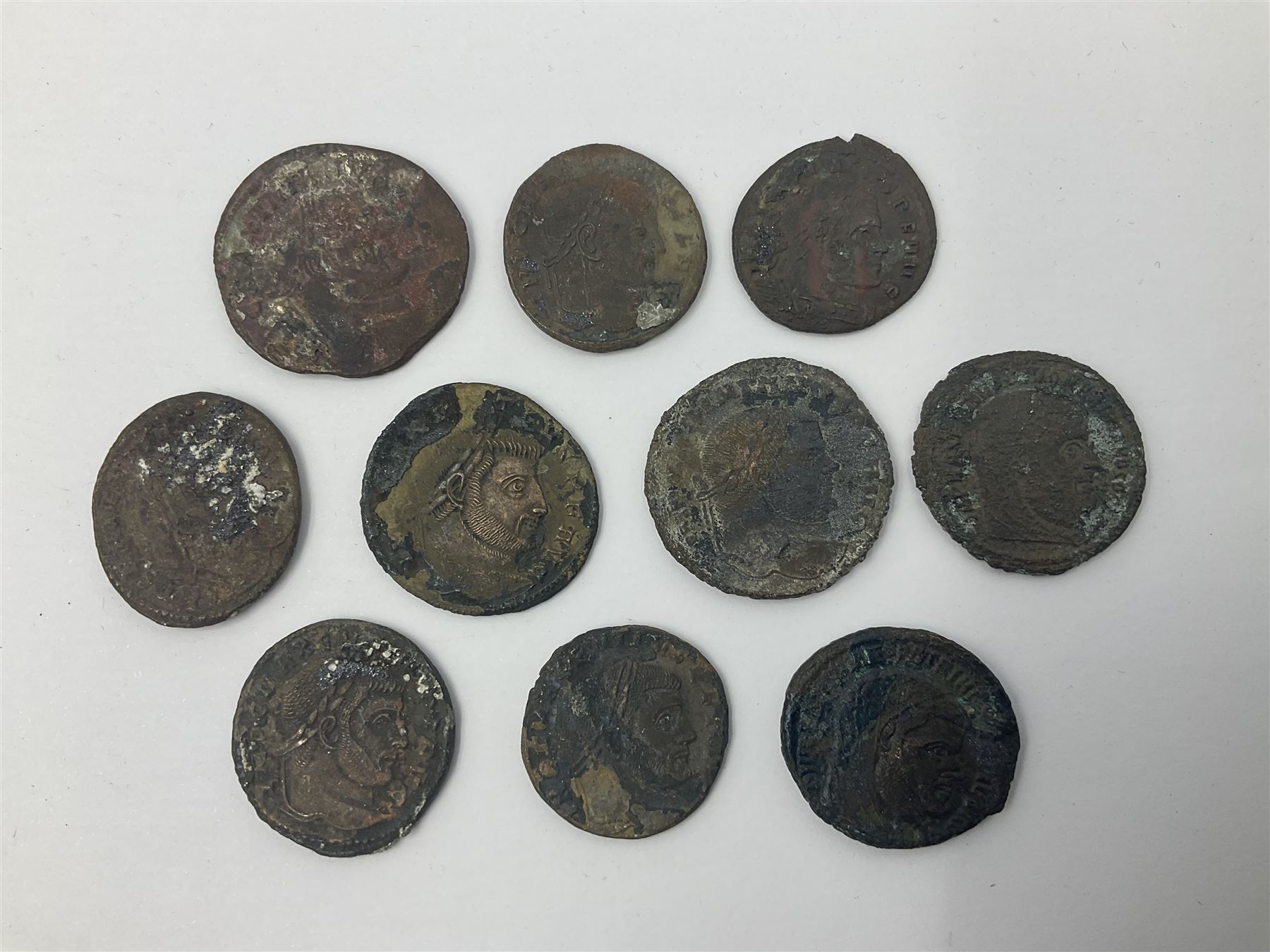 Roman Imperial Coinage, Constantine the Great, Maxentius, and further bronze folles circa 294-317AD, various mints (50)