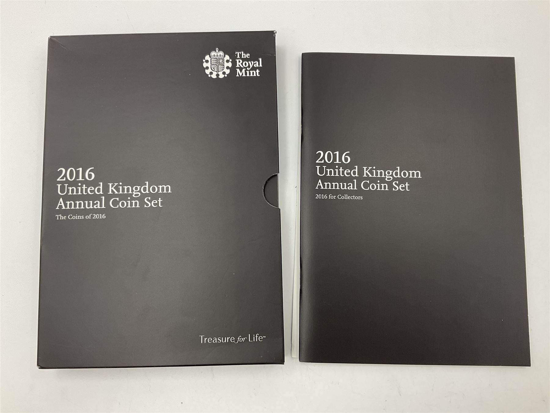 Two The Royal Mint United Kingdom Annual Coins Sets, dated 2015 and 2016, both in card folders with certificates