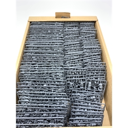 One hundred and forty Renedra Limited sets of plastic soldiers on sprues titled Undead Revenent, Elves Bowmen Command and Orx Marauders Command