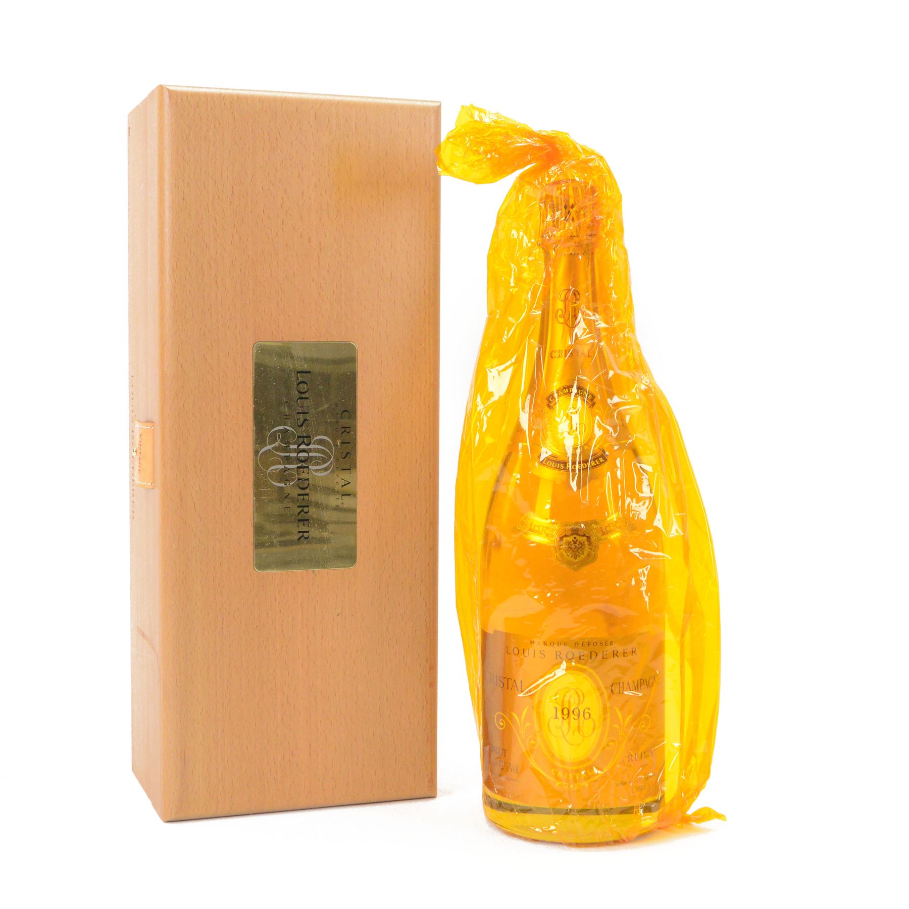 Magnum Louis Roederer 1996 Cristal Champagne, 12% vol 1.5 L, in wooden presentation box 