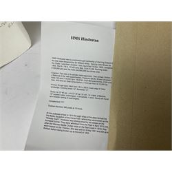 Five early 20th century biscuit barrels with silver-plated mounts, one made from Mahogany from HMS Hindustan