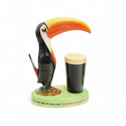 Pair of Carlton Ware Guinness lamp bases 'How Grand to be a Toucan just think what Toucan do' H23cm