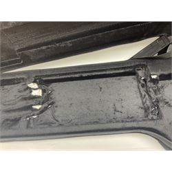 British hand-made mahogany electric guitar by 'JJ' luthier Dan Macpherson c2012 L95cm; in FX lightweight carrying case