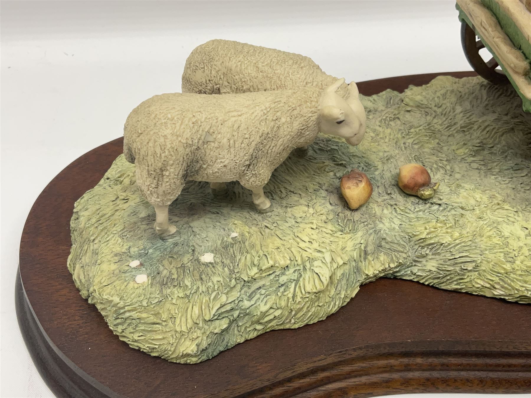 Collection of Border Fine Arts figures, comprising limited edition Supplementary Feeding 943/1750, On The Hill B0877, Run Rabbit Run JH42, James Herriott Studio Collection Venturing Out A22942 and Barn Owlets A25053, two with certificates (6)