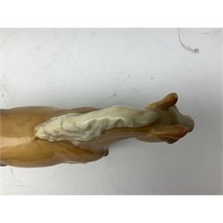 Beswick figure of cantering Palomino horse on base model no 1374, with impressed and printed mark beneath, H18cm