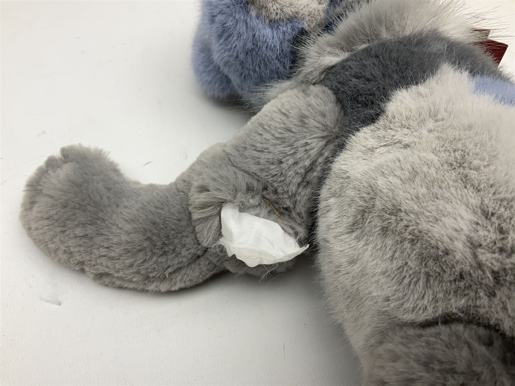 Five Charlie Bears, comprising Chucky Egg CB159030S, and Elwood CB181717, both designed by Heather Lyell, Hodgepodge CB181871A, and Elizabeth CB171752A, both designed by Isabelle Lee, all with tags, and an example CB159011S lacking tag