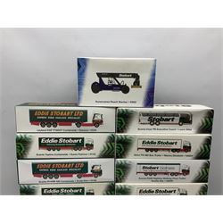 Atlas Editions Eddie Stobart - twenty-six 1:76 scale die-cast models in The Special Edition Collector's Series with twenty-five certificates; all boxed (26)