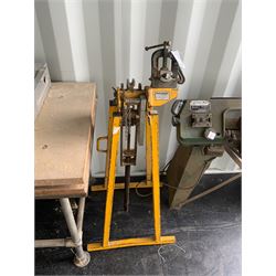 Hilmor CM.35 Pipe bender stand with 15mm guide - THIS LOT IS TO BE COLLECTED BY APPOINTMENT FROM DUGGLEBY STORAGE, GREAT HILL, EASTFIELD, SCARBOROUGH, YO11 3TX