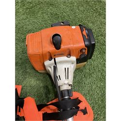 Stihl FS120 petrol strimmer, with harness - THIS LOT IS TO BE COLLECTED BY APPOINTMENT FROM DUGGLEBY STORAGE, GREAT HILL, EASTFIELD, SCARBOROUGH, YO11 3TX