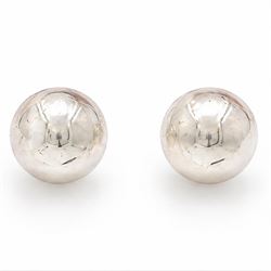 Tiffany & Co. silver jewellery - four pairs of stud earrings including two pearl set, one by Paloma Picasso, cross pendant necklace and a bead necklace chain, all stamped