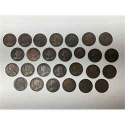 Great British and World coins, including Queen Victoria 1889 halfcrown, pre-decimal pennies, threepences, sixpences and other denominations, commemorative crowns etc