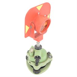 Leica GPR 111 traverse prism serial no. 5314772, upon a Leica GDF111-1 tribrach