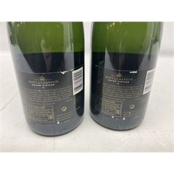 Moet & Chandon, 2008, grand vintage champagne, 750ml, 12.5%, two bottles