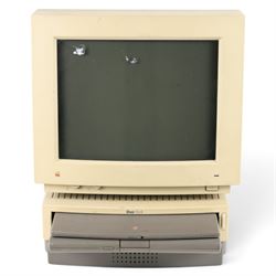 1990s Apple Macintosh Powerbook Duo 230 with Duo Dock and Macintosh Colour Display screen