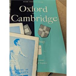 1946 FA Cup Final football programme Derby County vs Charlton Athletic with a ticket stub for the final, together with approximately 170 football programmes from 1950s-1970s, including FA Cup and International examples
