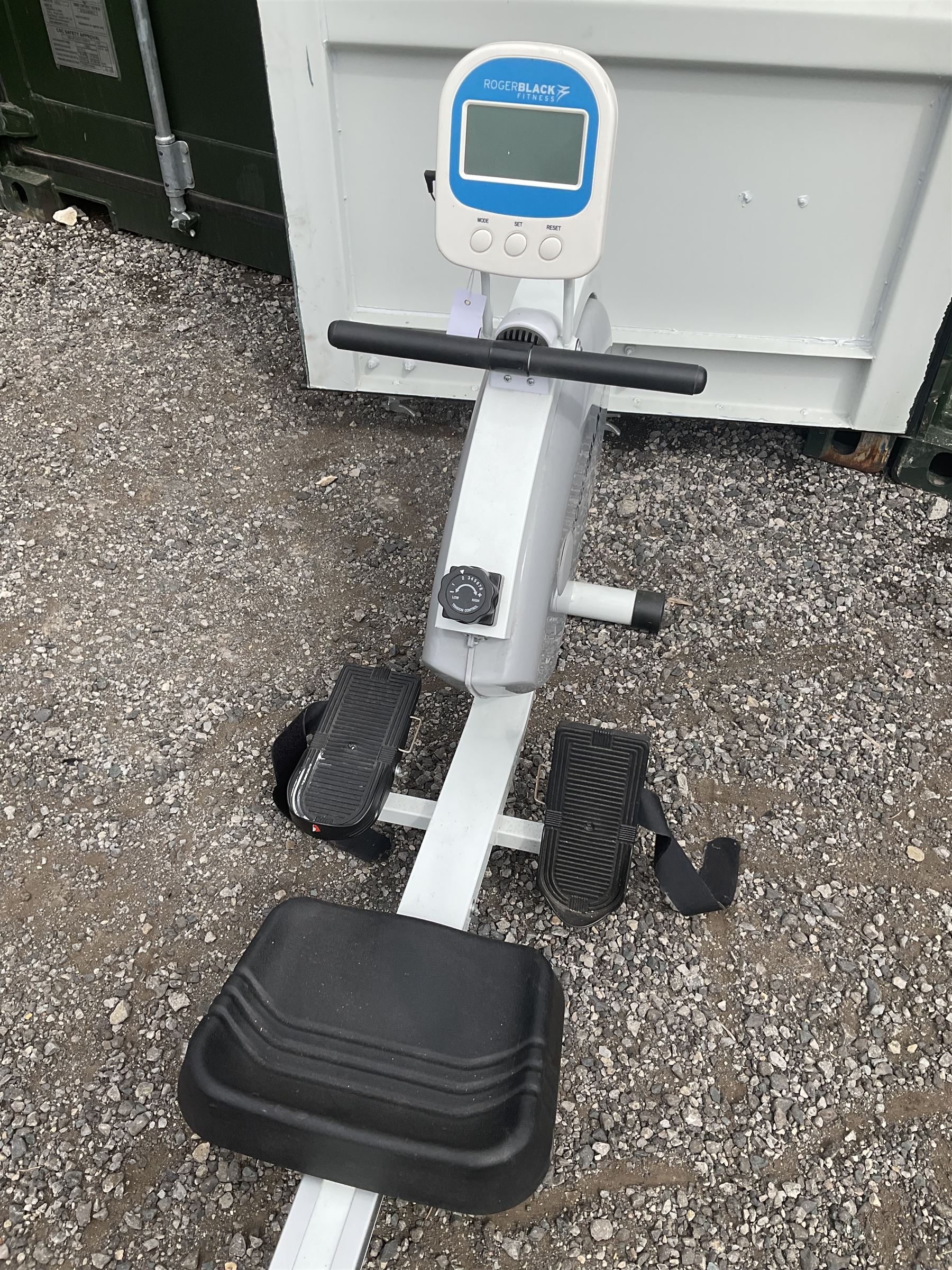 Roger black fitness AG 14402 rowing machine THIS LOT IS TO BE COLLECTED BY APPOINTMENT FROM DUGGLEBY STORAGE GREAT HILL EASTFIELD SCARBOROUGH YO11 3TX Garden Asset Commercial