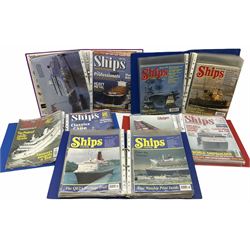 Various Ships Monthly magazines,  housed in folders