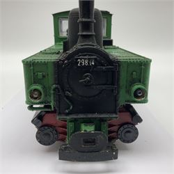 LGB (Lehmann Gross Bahn) G scale, gauge 1 0-6-2 tank locomotive in green and black livery, numbered 298.14 to cab, unboxed
