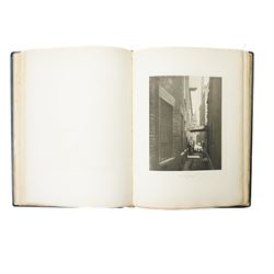 Thomas Annan (British 1829-1887) & Sons: 'Glasgow City Improvement Trust Old Closes and streets of Glasgow: A Series of Photogravures 1868-1899', folio pub. Glasgow: T. & R. Annan & Sons, 1900, folio limited to 100 copies specially printed for the corporation of Glasgow, title printed in red and black, 50 photogravure plates after Thomas Annan’s celebrated documentary photographs recording Glasgow’s wynds, closes and tenements prior to their clearance, printed on thick paper, original blue cloth gilt