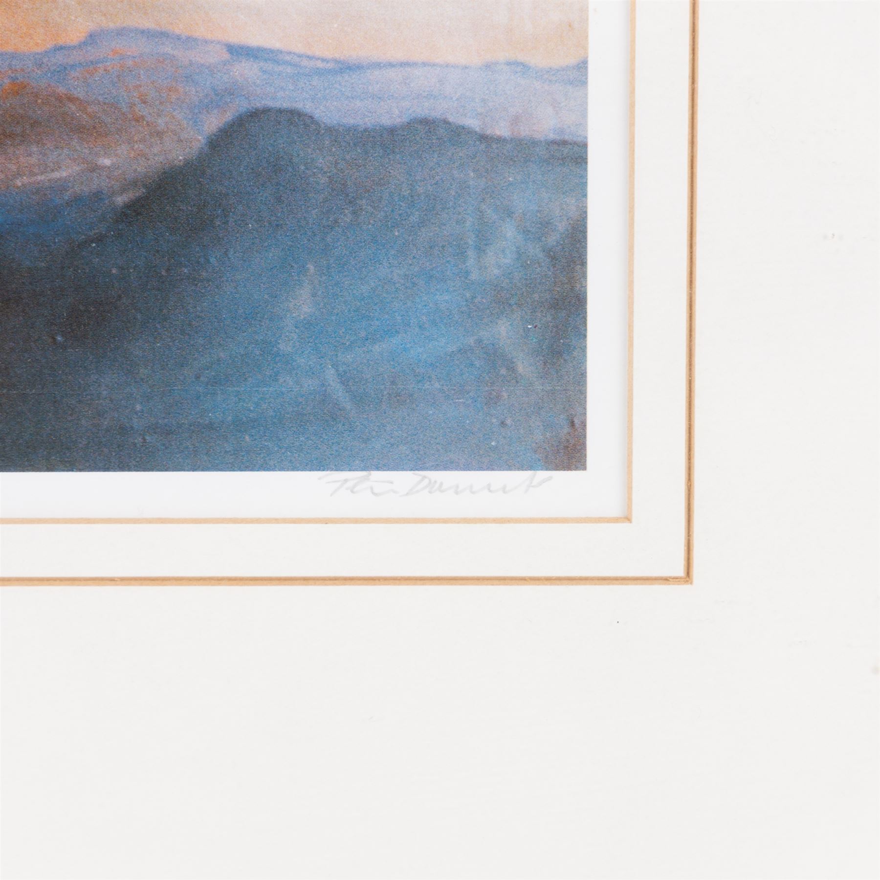 Ebenezer John Woods (Jack) Prior (British 1914-1988): 'The Estuary Near Arnside' and 'Flowerdale Bay -Gairloch Wester Ross', two watercolours signed, titled verso 18.5cm x 27.5cm; together with a signed print (3)