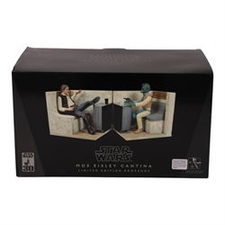 Gentle Giant pair of limited edition Star Wars Mos Eisley Cantina bookends, no. 8129, limited edition no. 1244/3500, boxed