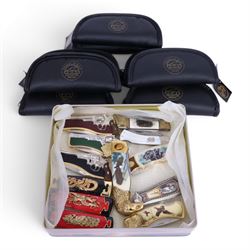 Franklin Mint collector's knives including Smith & Wesson, Tanto collection, Great America...