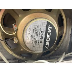 Yamaha JX30 guitar amplifier in brown case, serial no.14481; L47cm