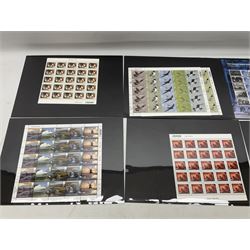 Queen Elizabeth II mint decimal stamps, mostly in presentation packs, face value of usable postage approximately 350 GBP

