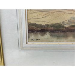 Len Roope (British 1917-2005): 'Skiddaw', watercolour signed titled and dated 1987, 24cm x 34cm 