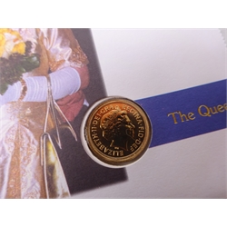  Queen Elizabeth II 2002 gold half sovereign, in 'The Golden Jubilee Half Sovereign Coin Cover'  