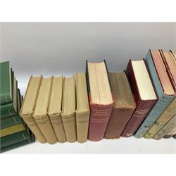 Quantity of leather and cloth bound books, to include Charles Dickens, Rudyard Kipling, Leo Tolstoy, Sir Walter Scott, Winston Churchill etc in two boxes