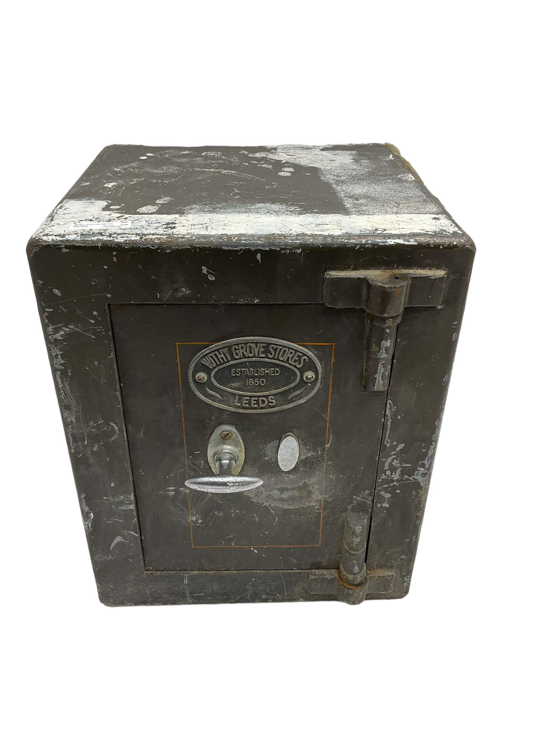 Withy Grove Stores Leeds - late Victorian cast iron safe 