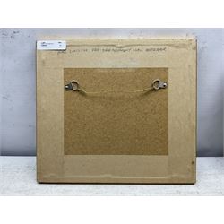 W J Sutton (British 19th/20th Century): 'HMS - Ocean, Colossus, Barfleur, Rosalind, Bulwark', set of five watercolours signed, two titled on mount the others inscribed verso 8cm x 12cm (5)