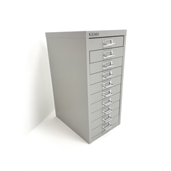 Bisley filing index drawers, W28cm, D38cm, H59cm