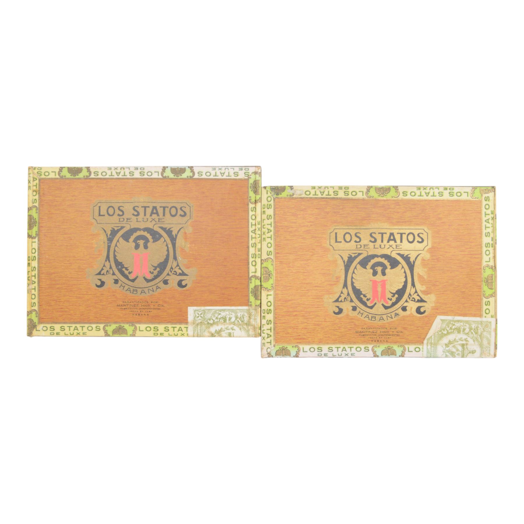 Los Statos de Luxe Cremas Cigars, two boxes, one box sealed