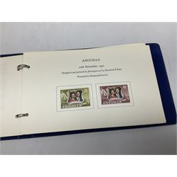 German and World stamps, including Bavaria, German States, WWII Germany etc,    various Queen Elizabeth II 1972 Silver Wedding stamps etc, housed in albums, folders and loose, in one box