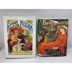 Collection of antiques reference books, mainly art, including The Pre-Raphaelites, Burne & Jones, Van Gough, The Art of Beatrix Potter, Faberge, Princely Treasures etc